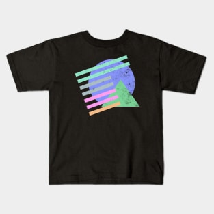 80s Abstract Sun Kids T-Shirt